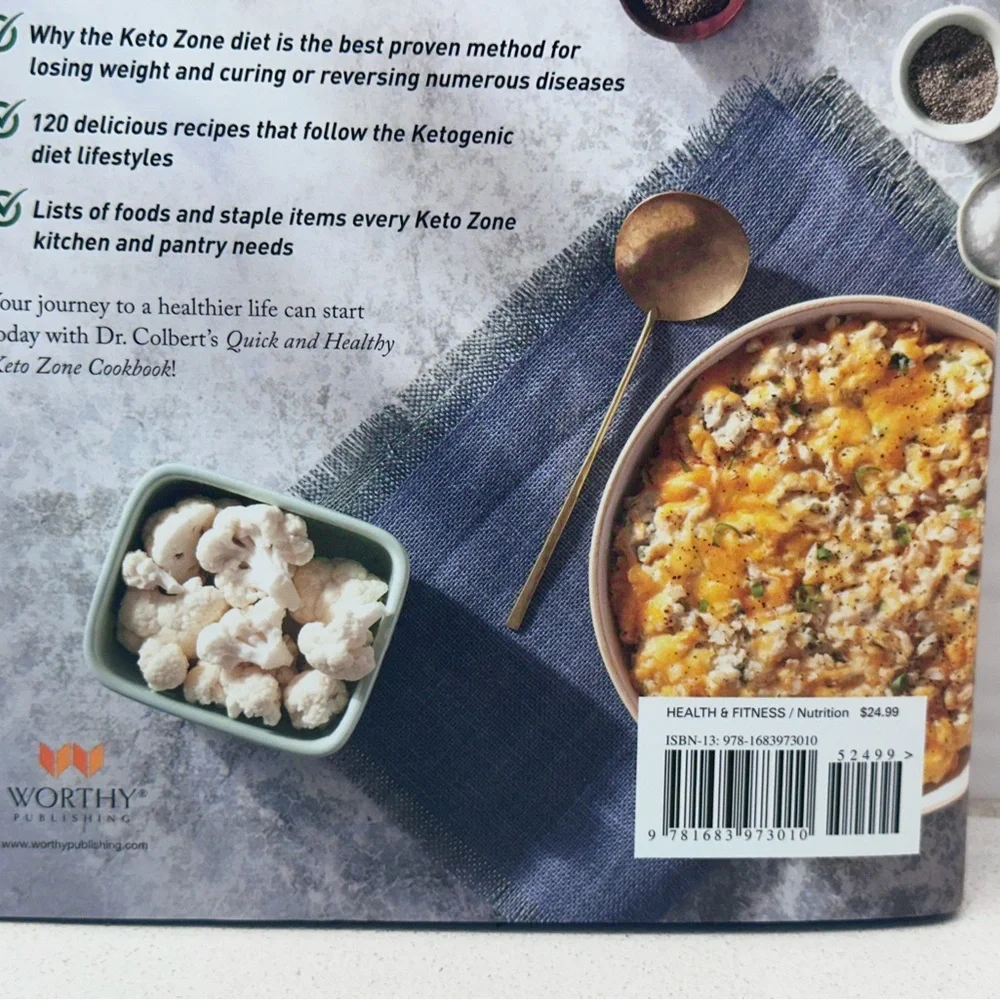 Quick and Healthy Keto Zone Cookbook by Don Colbert
